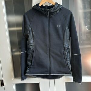 Under Armour Women's Storm 1 Swacket Full Zip Hoodie, black/grey, Sz -small